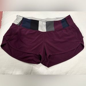 Lululemon original speed shorts